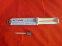 Klebekartusche Saxopox speed 2020 inkl.Mischdüse
