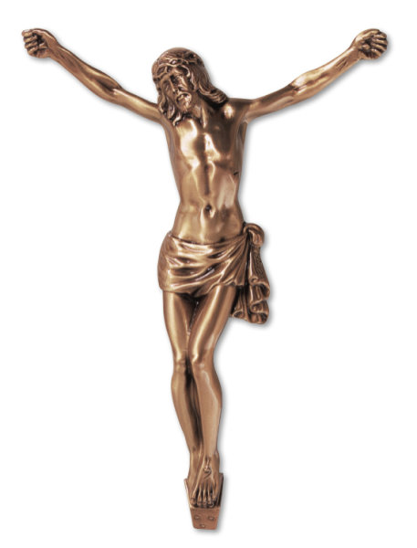 Christus-Figur 3/4 plastisch 9x6