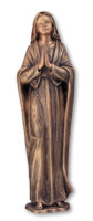 Madonna aus Bronze mittelgross