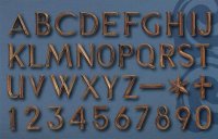 Bronzegrabschrift 40mm