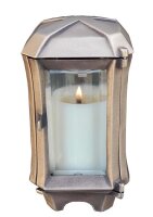 Moderne Grablaterne aus Bronze