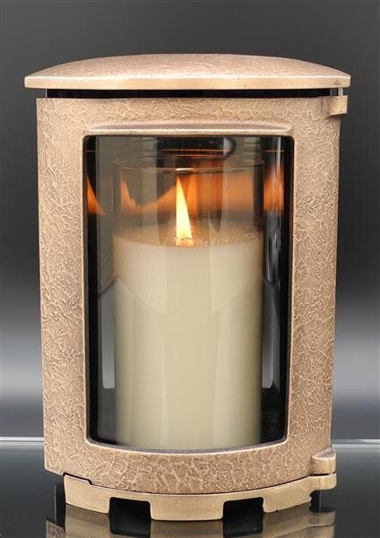 Grablaterne Bronze oval 23cm