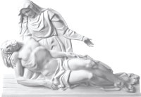 Grosses Relief Maria mit Jesus