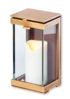 Grablicht modern Bronze