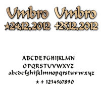 Grabschrift Umbro Gross35-Klein25
