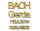 Bronzeschriftzug Bach