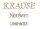 Schriftzug Bronze Krause Gross45-Klein33