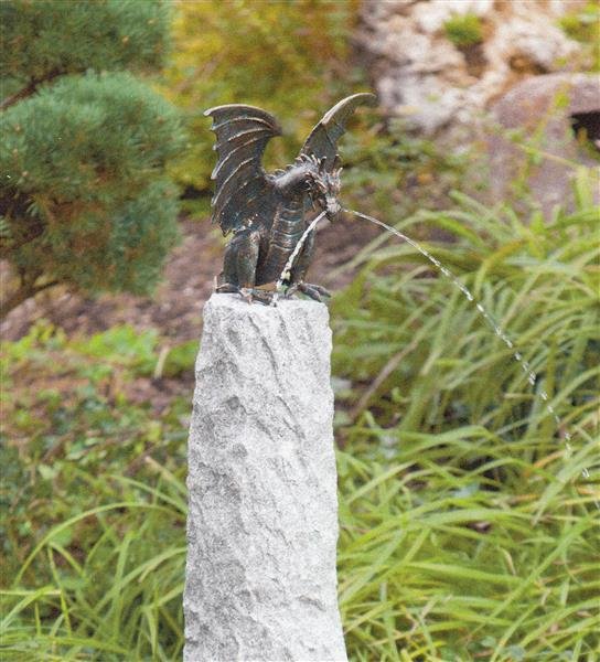 Bronze-Drachenvogel Terrador 53cm