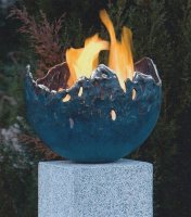 Feuerschale aus Bronze für Bioethanol D27