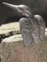 Bronzefigur Eisvogel