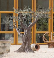 Bronzeskulptur Olivenbaum gross