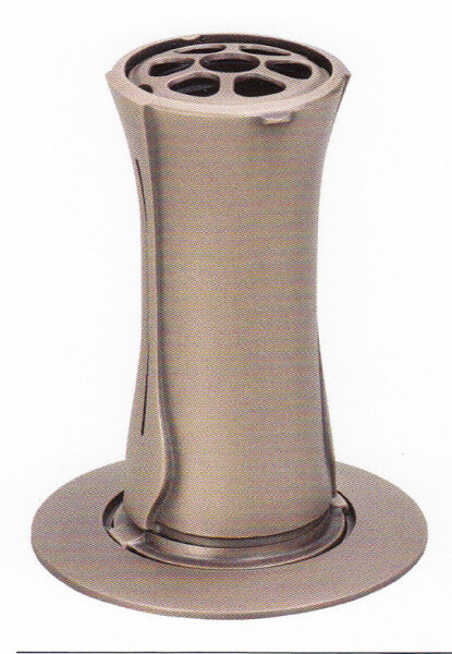 Versenkvase Bronze