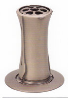 Versenkvase Bronze