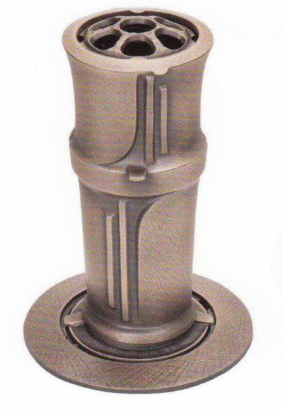 Bronze-Versenkvase