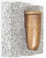 Wandvase aus Bronze