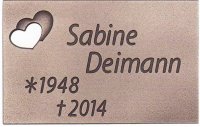 Eckige Namenstafel