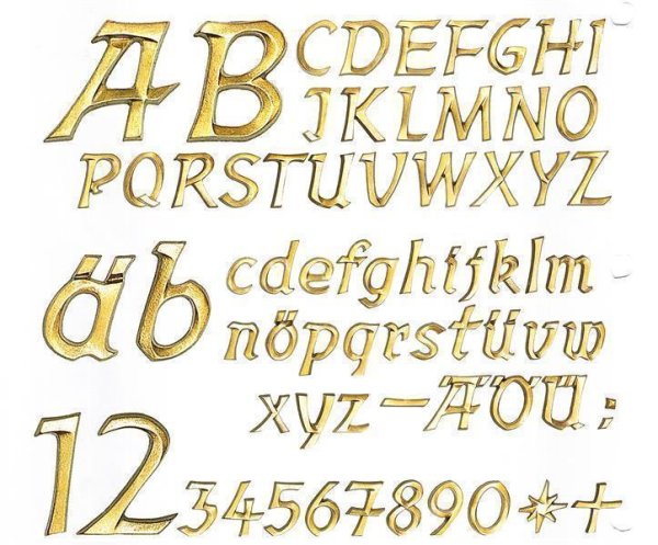 Bronzeschrift Bernd
