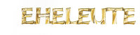 Schrift aus Bronze Elmar