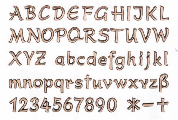 Bronzeschrift Conturis