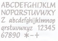 Schriftzüge fürs Grab Herz