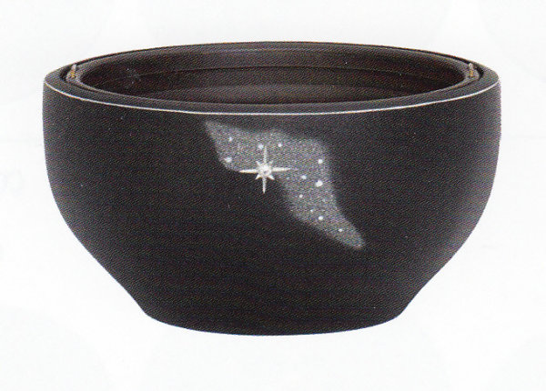 Schale aus Bronze mit Swarovskisteinen