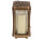 Messinglaterne mit Ornament