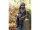 Figur aus Bronze sitzendes Mädchen mit Teddy im Arm