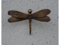 Libelle Bronzefigur