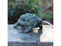 Wasserspeiende Schildkröte aus Bronze