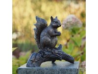 Eichhörnchen Bronzefigur