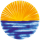 Glasornament Sonnenuntergang am Meer