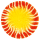 Ornament aus Glas SONNE