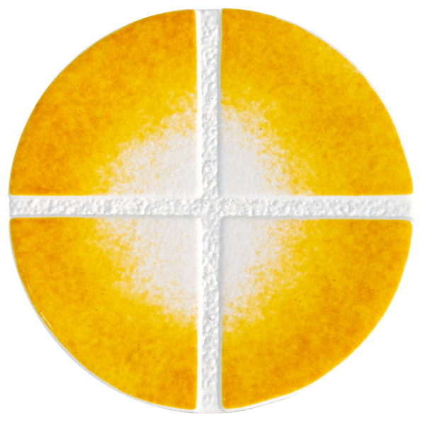 Ornament aus Glas Kreuz