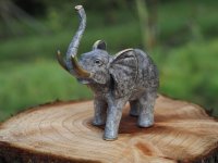 kleiner Elefant Bronzefigur
