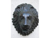 Löwenkopf aus Bronze