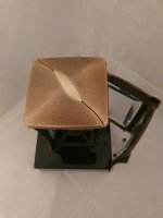 Grablaterne Olivio aus Bronze mit Sockel