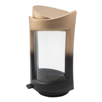 Moderne ,runde Lampe 2-farbig Patiniert