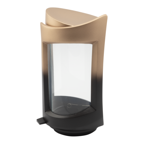 Modernes Grablicht aus Bronze