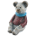 Teddy sitzend mit Pullover rot