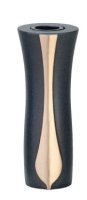 wandvase mit polierten Ornament