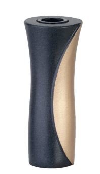 Wandvase aus Bronze mit polierter Seite