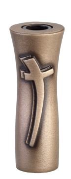 Wandvase mit Kreuz