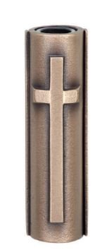 Wandvase mit Kreuz
