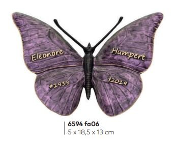 Schmetterling handbemalt mit Namen