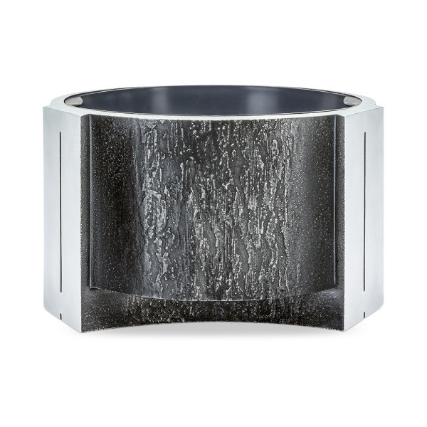 Grabschale rustikal in Aluminium