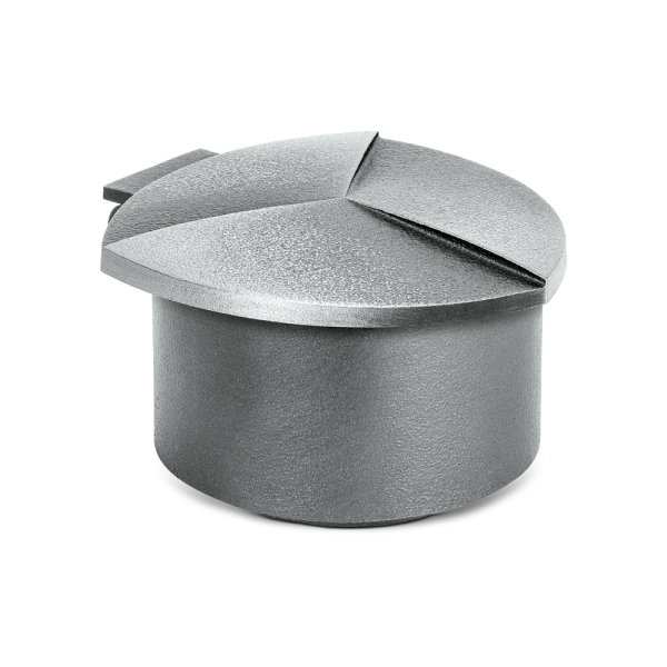Weihwasserschale "Dreieck" Aluminium