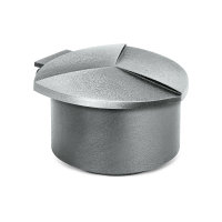 Weihwasserschale "Dreieck" Aluminium