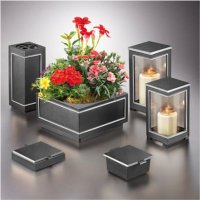 Gradlinige Aluminiumgrableuchte in 3 Höhen und 4 Farben