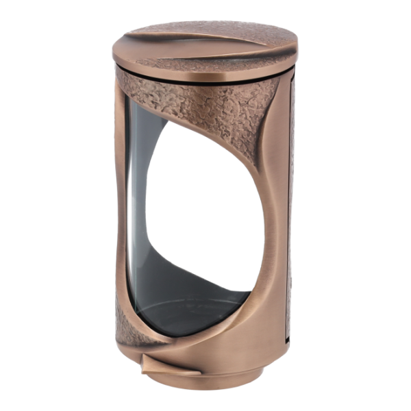 Grablaterne rund aus Bronze 19cm