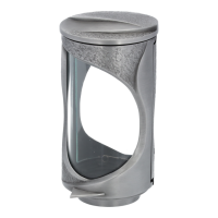 Grablampe aus Aluminium Rund 19cm